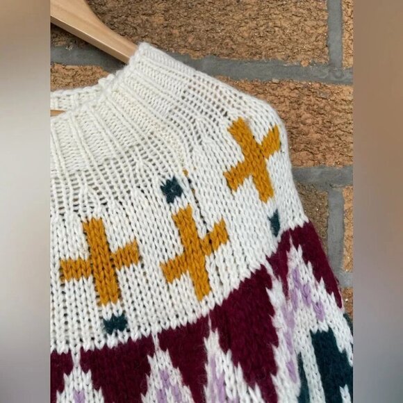 TOMMY FAIR ISLE SWEATER SMALL - Picture 4 of 15